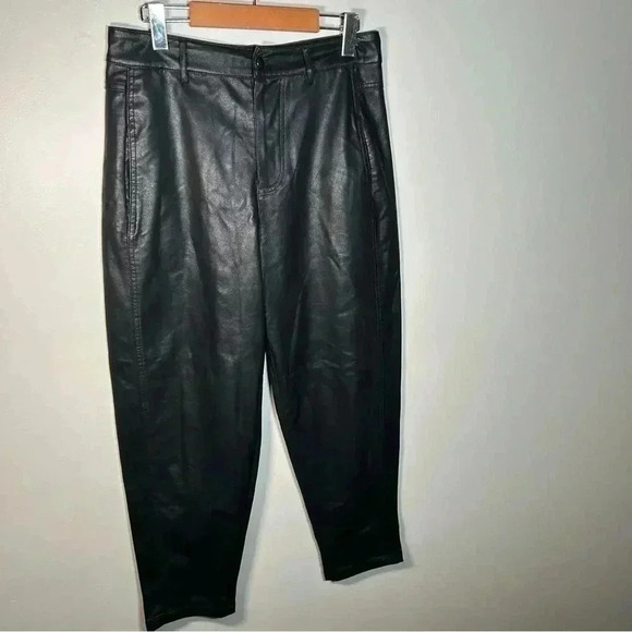 Zara faux leather pants S - Picture 5 of 10